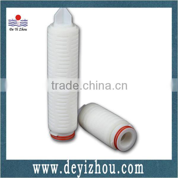 China manufacturer PTFE pleated filter cartridge