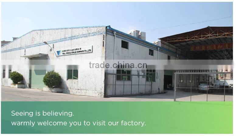 Artificial stone high quality small reception desk salon reception desk counter