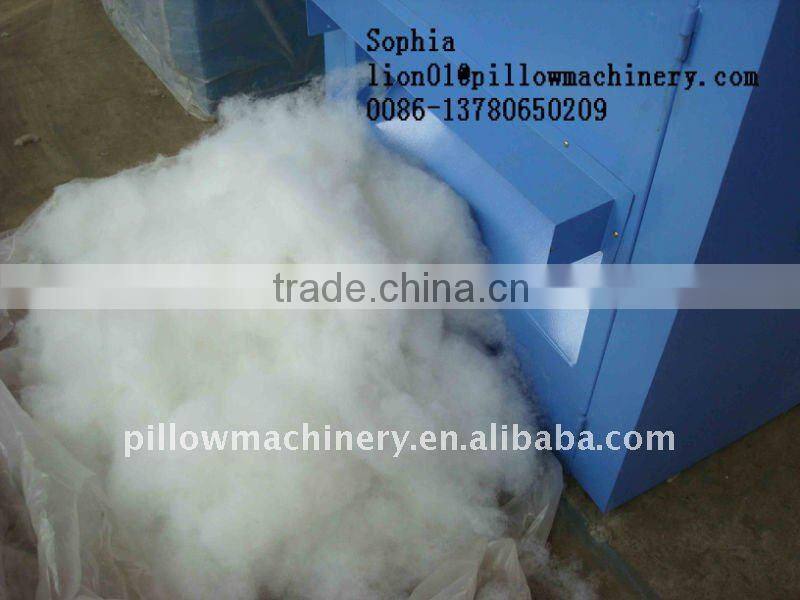 conjugate hollow siliconized polyester fiber opening machine