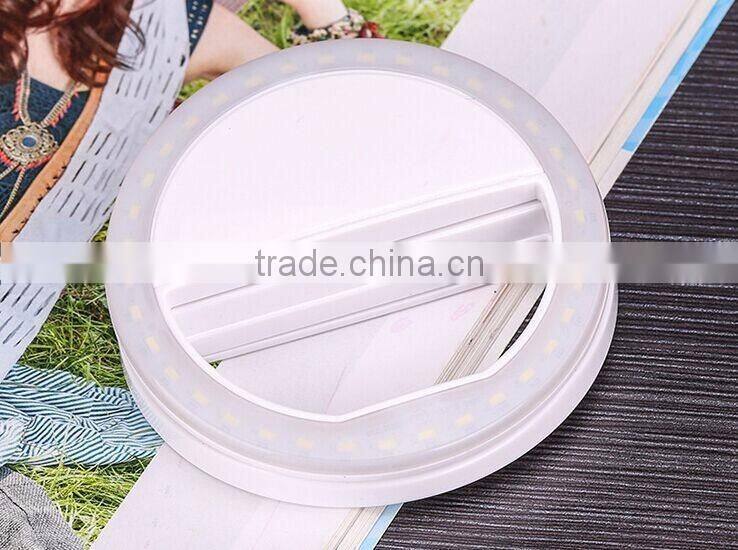36pcs bright LEDs ring LED selfie flash light for iphone LED Universal Circle Selfie Ring Light For mobile phone