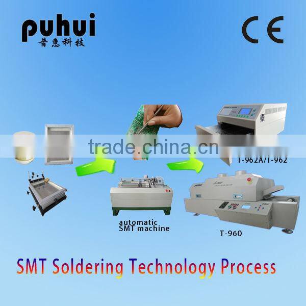 desktop Infrared reflow oven,soldering machine,puhui t962c