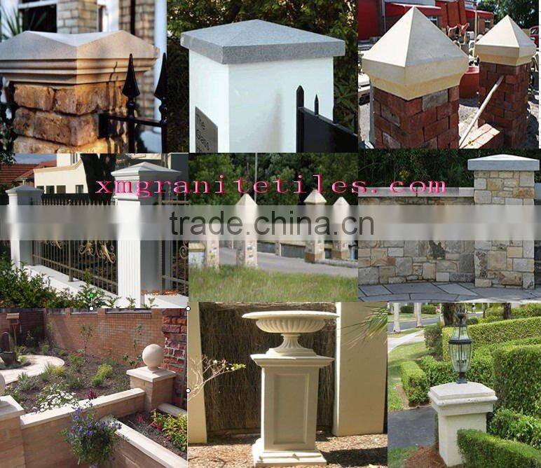 pillar caps stone