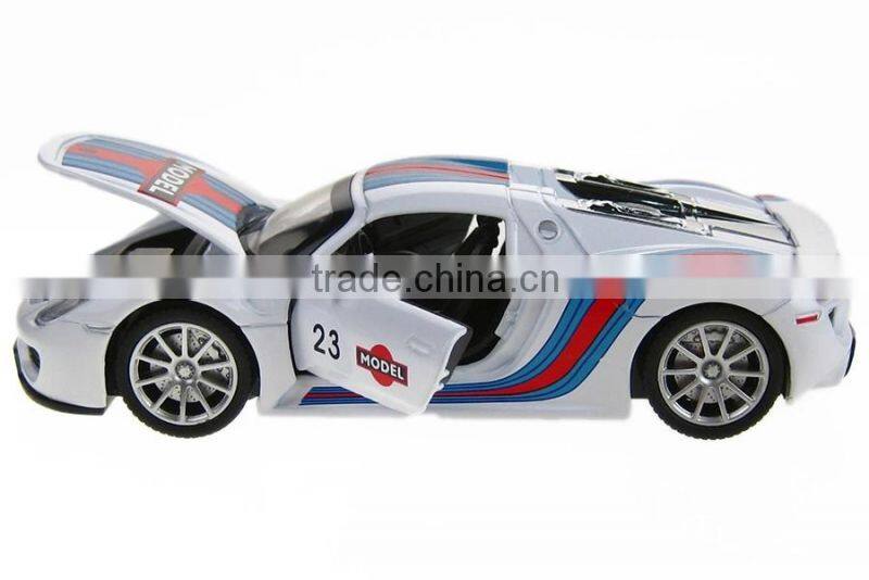 1:32scale open door car toy with sounds and lights