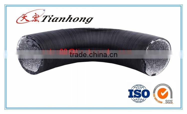 single side aluminum and plastic composite white PVC tape for flexible duct discount AL foil product in tianhong