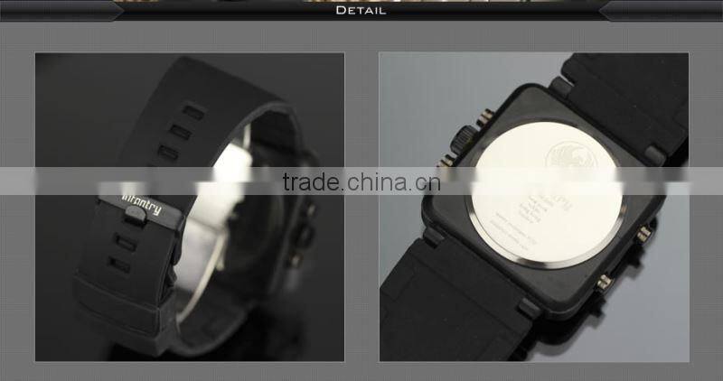 INFANTRY Fashion Sport Chronograph Quartz Auto Date Watch