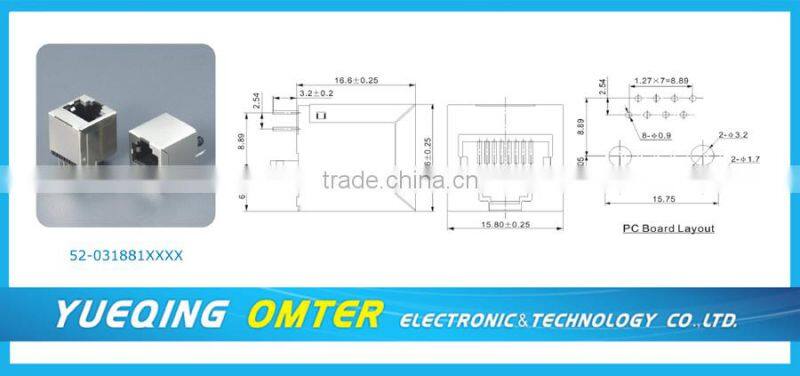 double network port wall socket