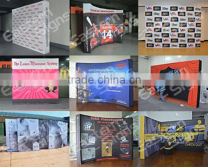 Washable Fabric Heat Transfer Printing Exhibition Design Exhibition Booth