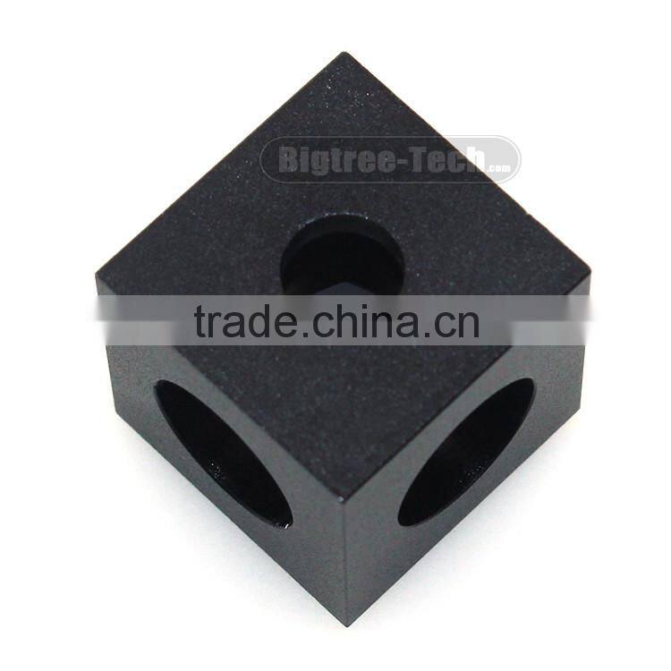 For V-slot 3d printer CNC parts Cube Corner Connector For Openbuilds C-beam Aluminum Profile Extrusion 3D0277