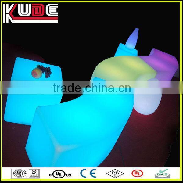 LED glow stool/remote control led bar stool