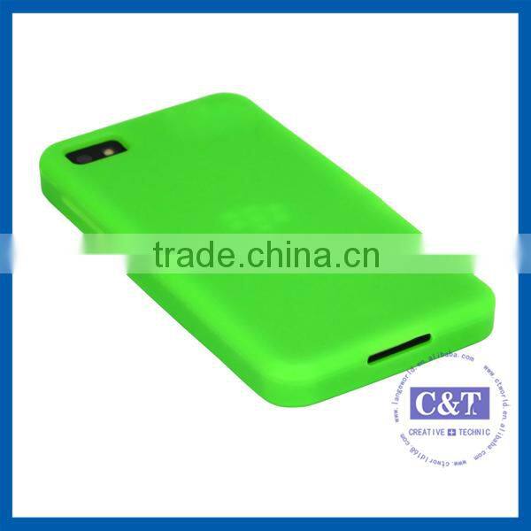 C&T 2 Color TPU Bumper Case for blackberry z10 phone,case for Blackberry z10