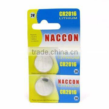 3v CR2016 70mAh button cell battery 5
