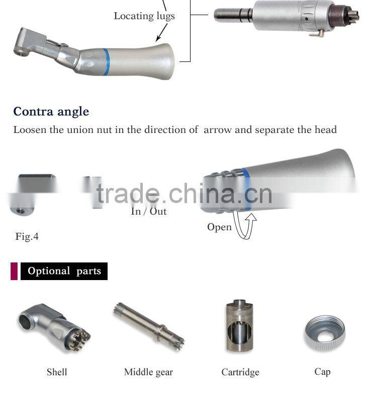 4hole pana-air type quick coupling high speed dental handpieces