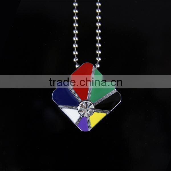 modern fashion design stainless steel pendant necklace jewelry
