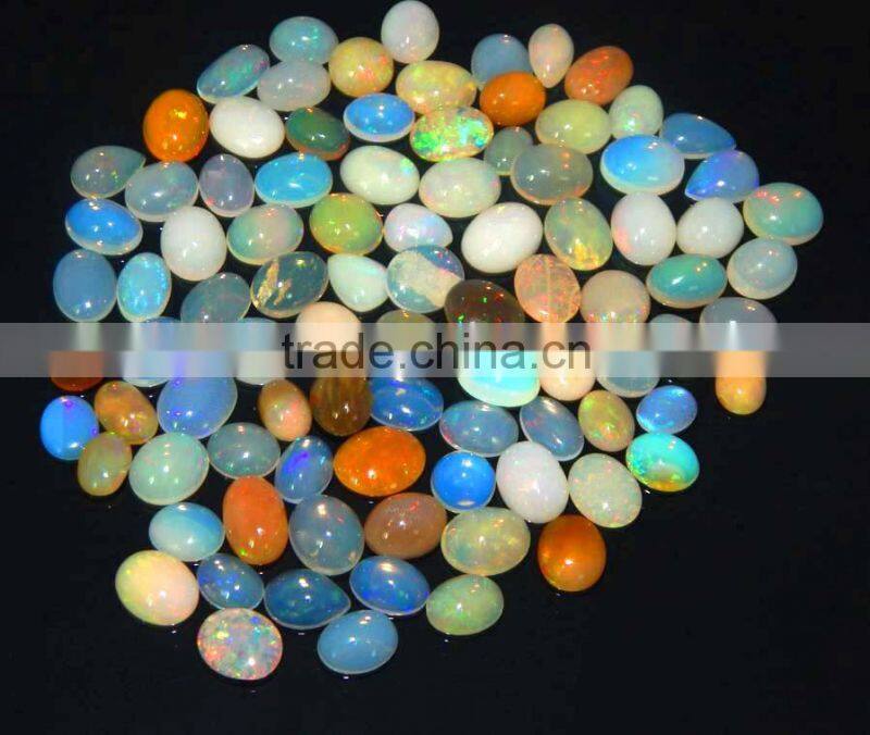 High quality 8- 14mm All size Multi Shape Loose Gemstone Opal Cab