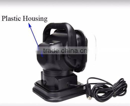 Car Motorcycle black square 50w/10pcs*5w spot LED headlight