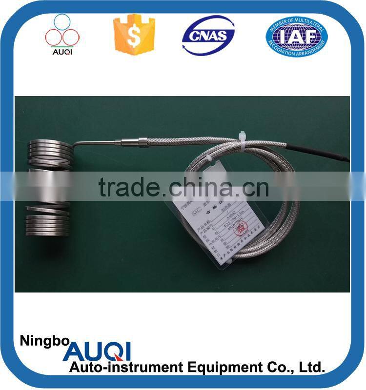 Ningbo Auqi water immersion electric coil heater element, spring shape flange immersion heater, quick 12v immersion water heater