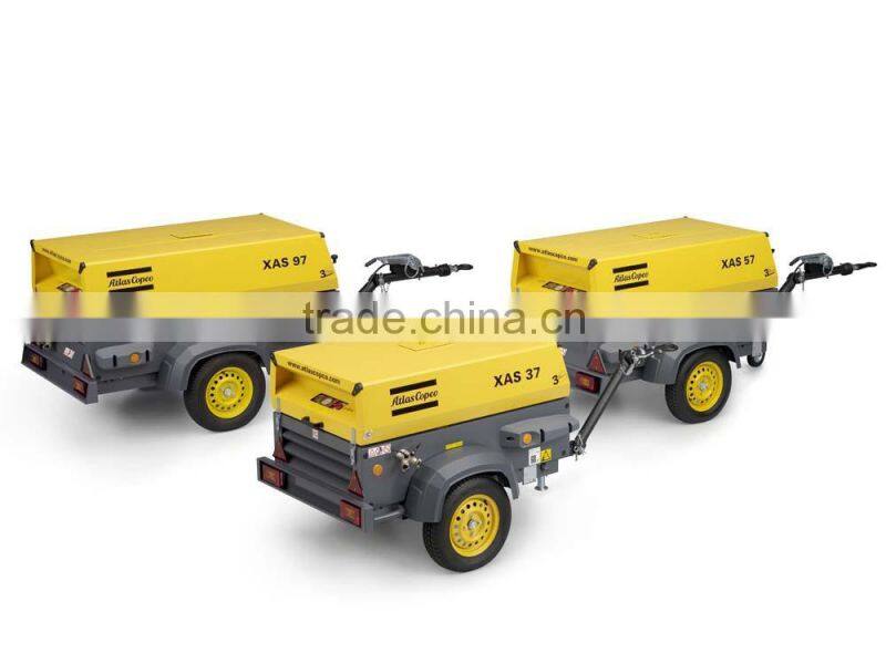 Atlas Copco Model XAS97Dd air compressor jack hammer