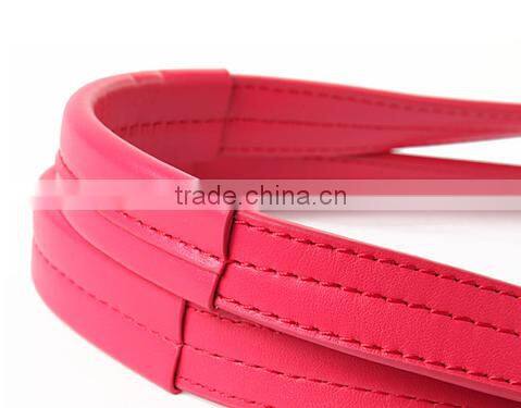 Custom unique fashion canvas cross body handbag ,women's leather shoulder bags