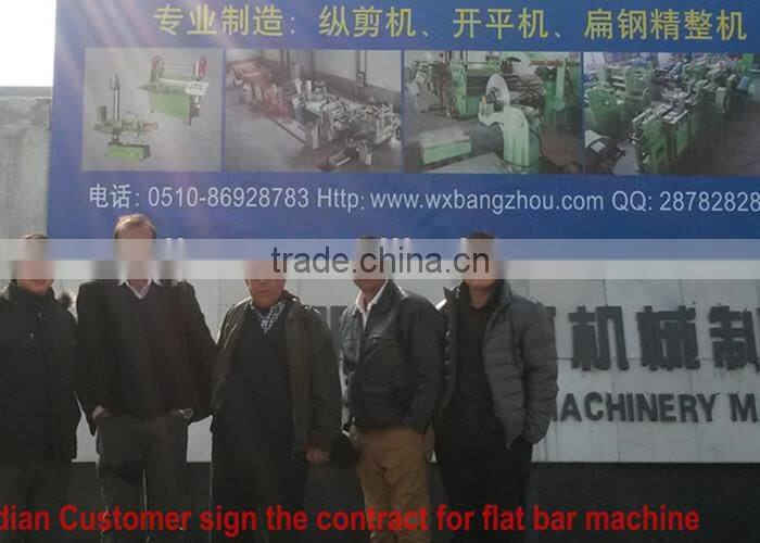 Straightener and coil shearing to length machine factory