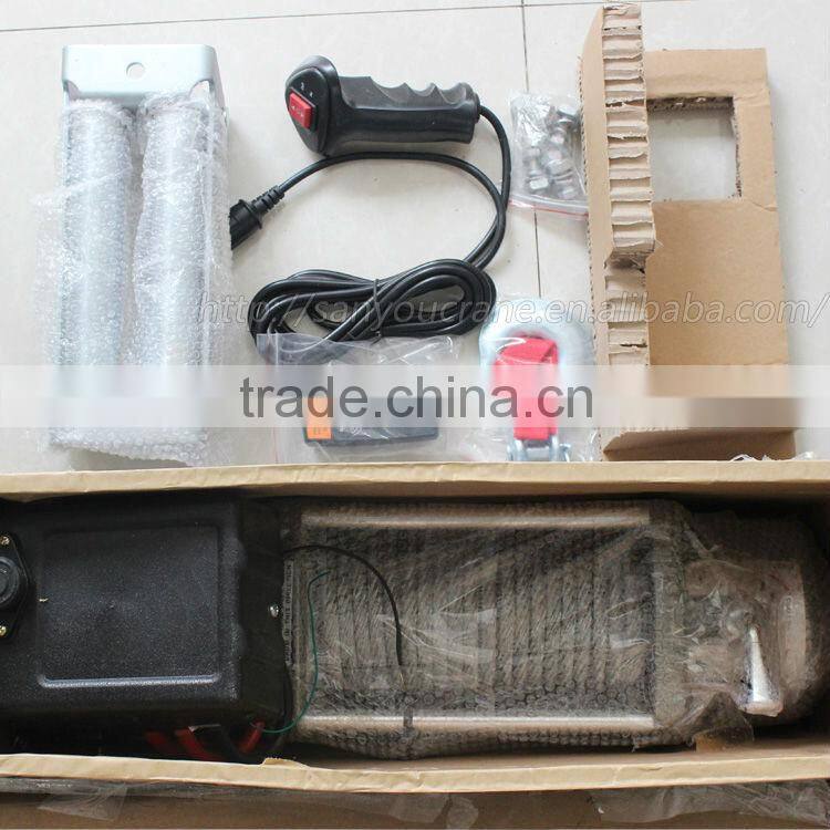 Trailer Winch for Hoist Electric winch 3000lbs electric winch