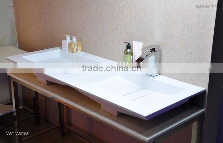 Acrylic solid surface wall hang basin / Acrylic Artificial stone wash basin