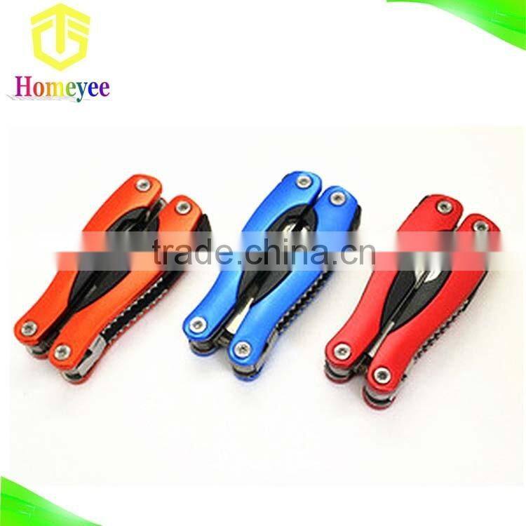 Survival pocket foldable plier with aluminum handle for promotion gift