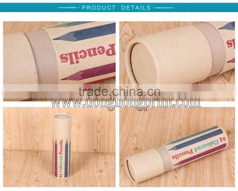 Recyclable kraft paper cardboard tube packaging