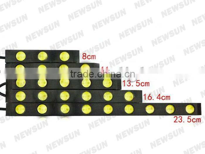 9-16V DC 10W high brightness eagle eyes universal car led daytime running lights with aluminum shell