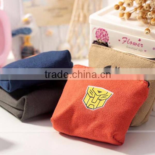 Quality primacy attractive design cotton canvas zipper tote bags