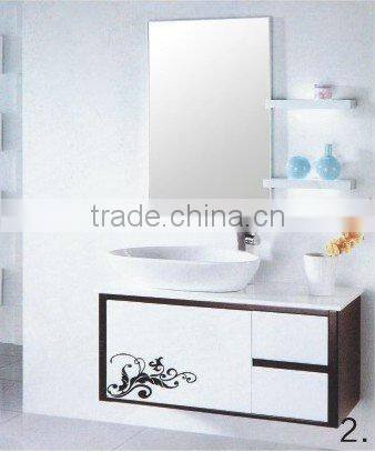 MDF/PVC mirrored bathroom cabinet TB-8043