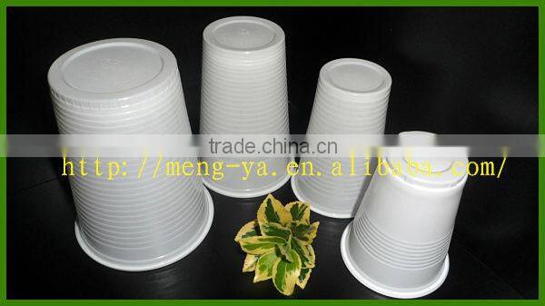 disposable eco-friendly white plastic beverage cup
