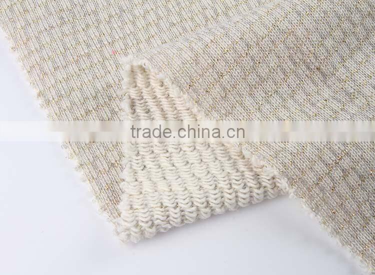 Professional knit fabric manufacturer Garment use Wholesale waffle terry cloth fabric forsweater