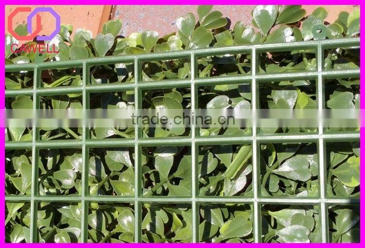 plastic green artificial hedge fence