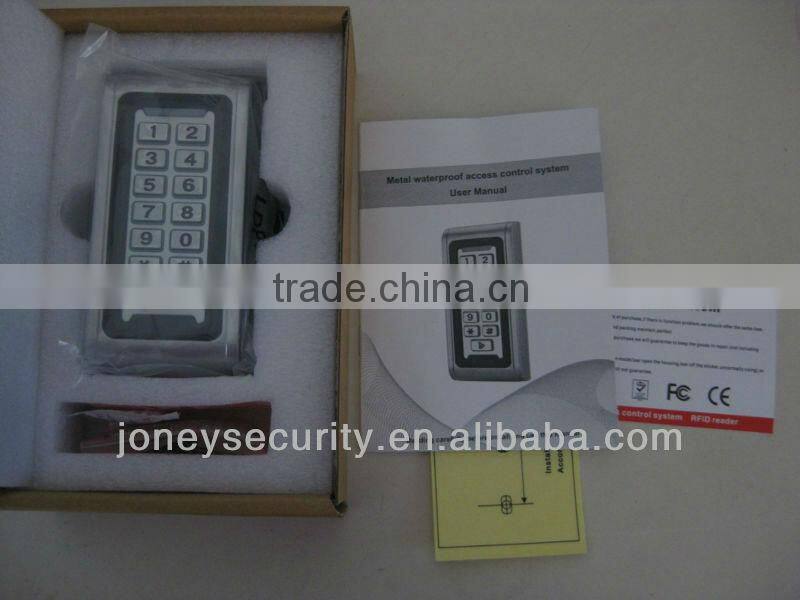 Metal case smart card rfid standalone reader with IP68 waterproof