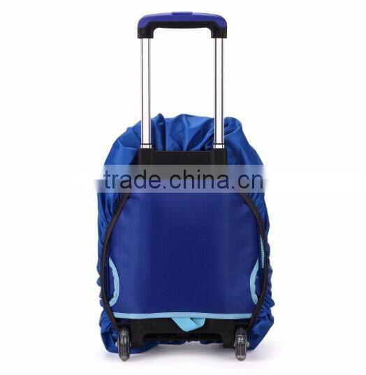 Hot selling camping travel hiking backpack trolley school bag dust rain cover