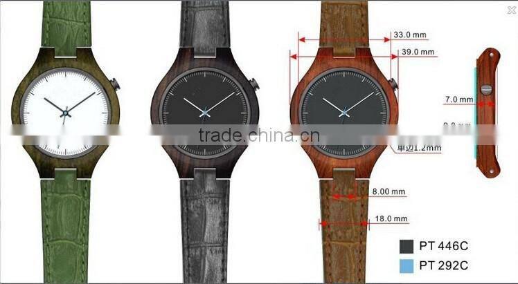 2016 NEW MODELS FROM DORIS WATCH FASHION DESIGN CUSTOM WOOD CASE GENUINE LEATHER STRAPS HOT IN ALIBABA