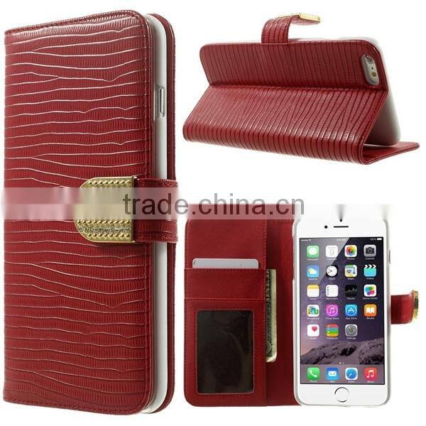 Wallet PU Leather Cases For iPhone 6 Plus PU case With Handfree Design