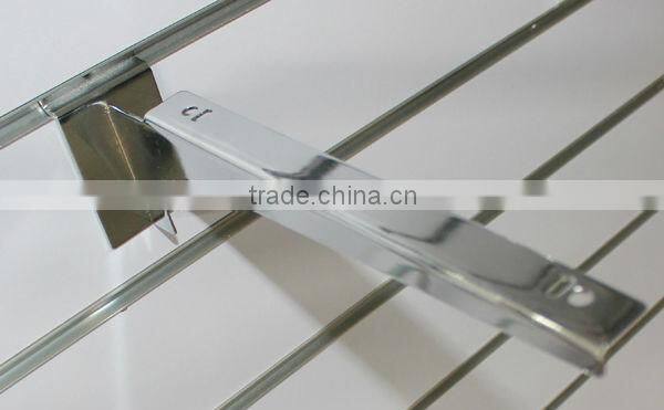 Slatwall metal chrome wood,glass shelf brackets,holder