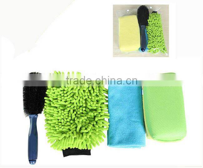 Multi-use washing window cleaning kit, auto car care kit, fast care products clean