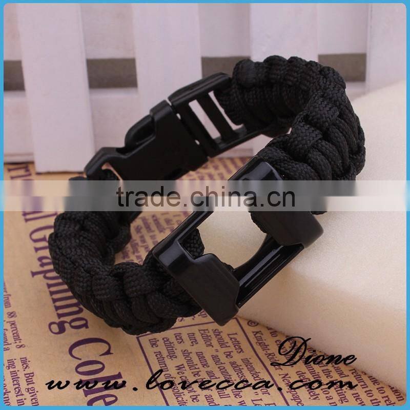 Factory direct bottle opener paracord bracelet survival bracelet for sale