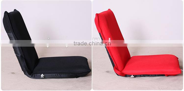 floor cushion chair with 5 positions adjustable backrest
