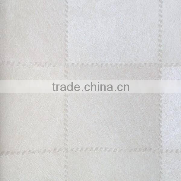 hand sewing leather effect vinyl wallpaper