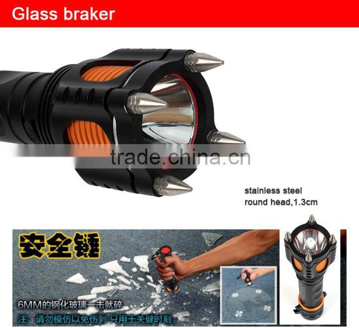 led rechargeable multifunction flashlight
