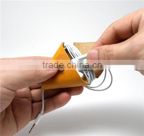 Boshiho leather bluetooth earphone carrying case