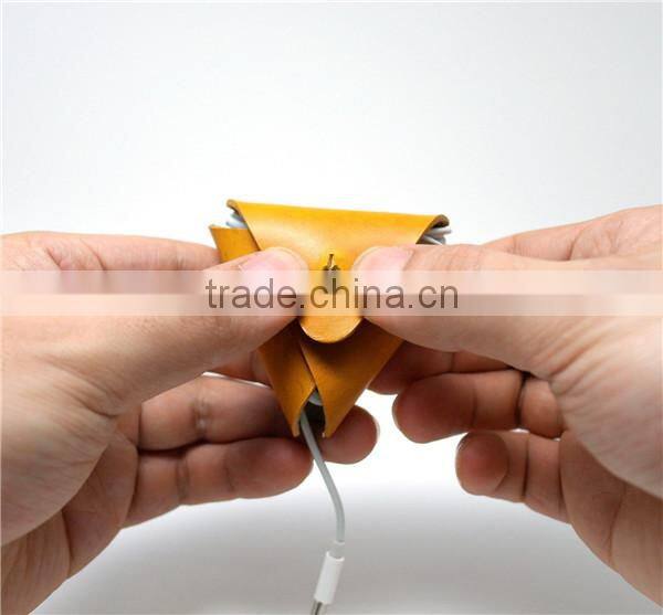 Boshiho leather bluetooth earphone carrying case