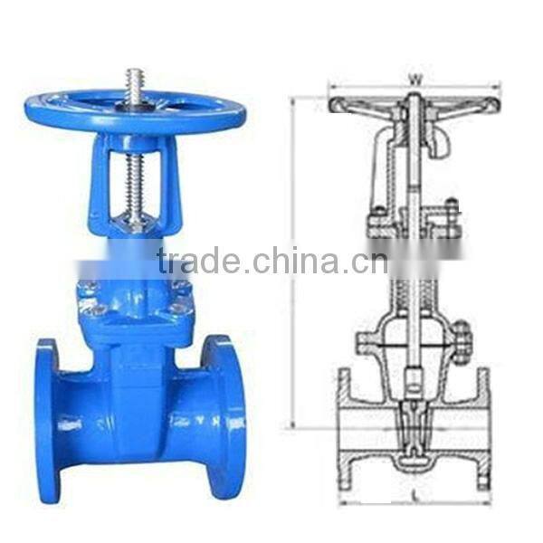 Flange Type Soft Sealing Industry Gate Valve