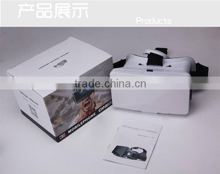 2016 Hot Selling vr Glasses Portable 3d Glasses vr Cardboard Glasses for Smart Phone