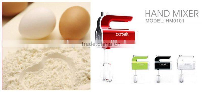 High quality 5 speed electric food hand mixer with copper motor