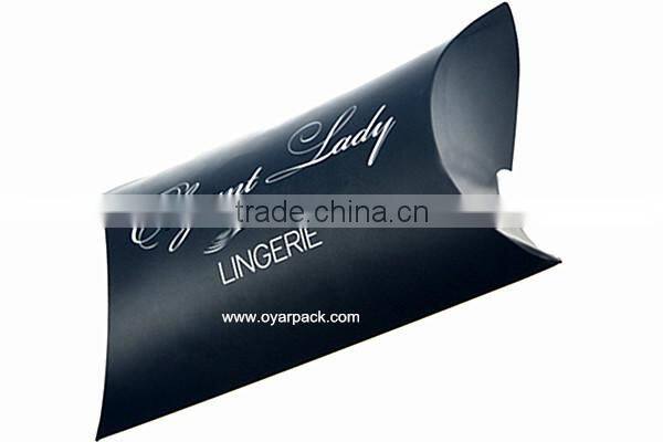customize long pillow pack box