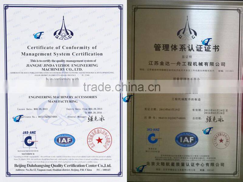 China ISO factory provide pass Magnetic particle testing customized metal fabrication and welding for construction machinery